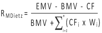 Time-weighted Rate of Return - Modified Dietz formula.