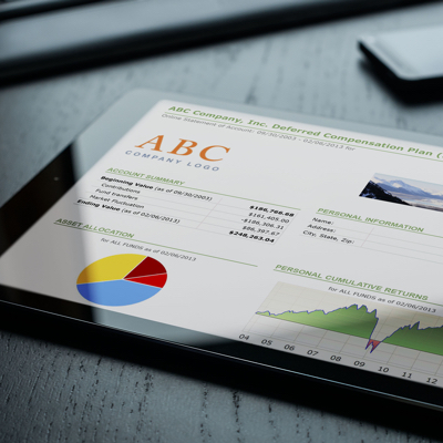 Dailyvest Statement on Demand Screen